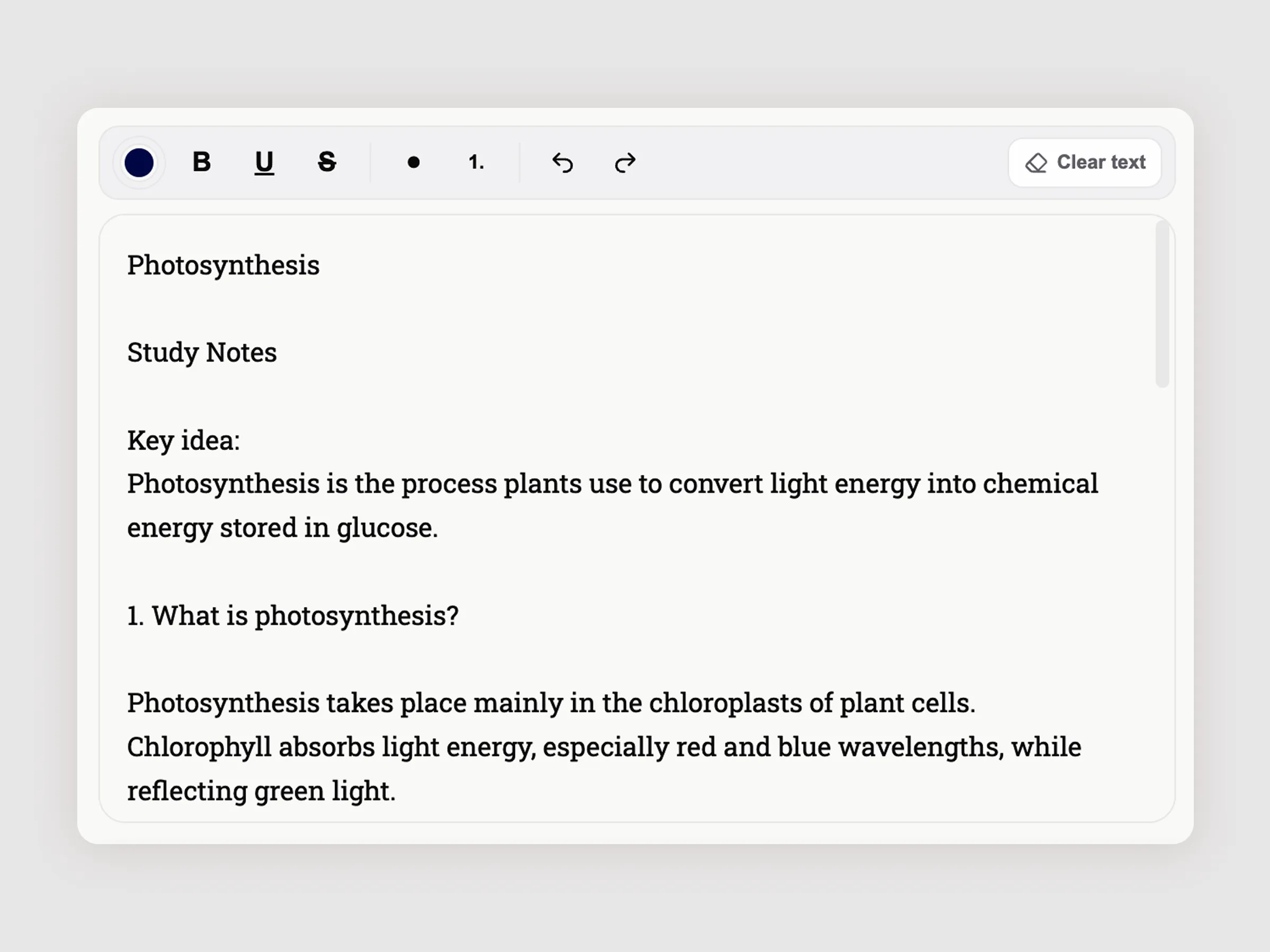 text entered into an online text to handwriting editor